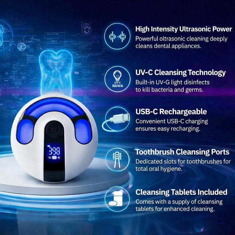 COJA Cleansing Pod PRO + UV-C (White)